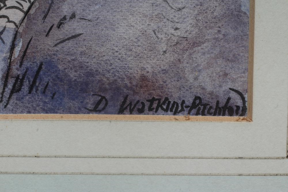 DENYS WATKINS-PRITCHARD (1905-1990) Illustration with Otter and Elf, signed lower right, Image
