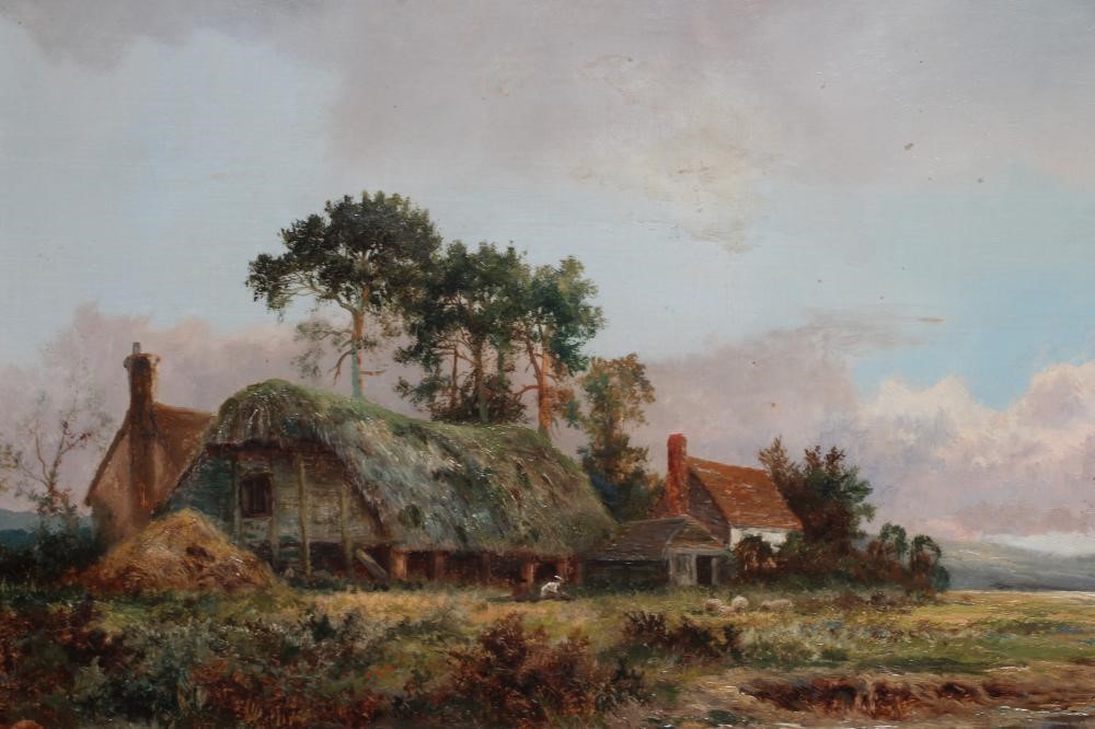 ENGLISH SCHOOL (19th Century) Thatched Cottage Beside a River Estuary Image