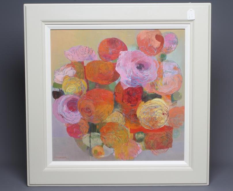 ANGELA MACLEOD (British School, 20th Century) Wish You Were Here, signed lower left, oil on canvas, Image