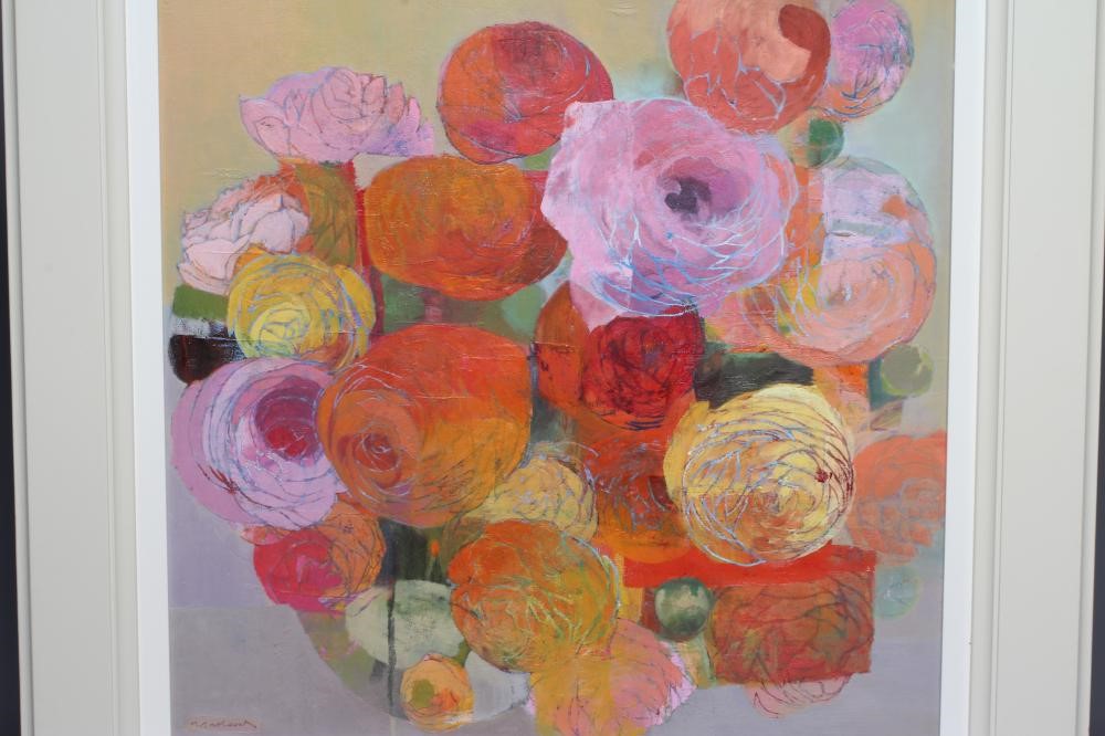 ANGELA MACLEOD (British School, 20th Century) Wish You Were Here, signed lower left, oil on canvas, Image