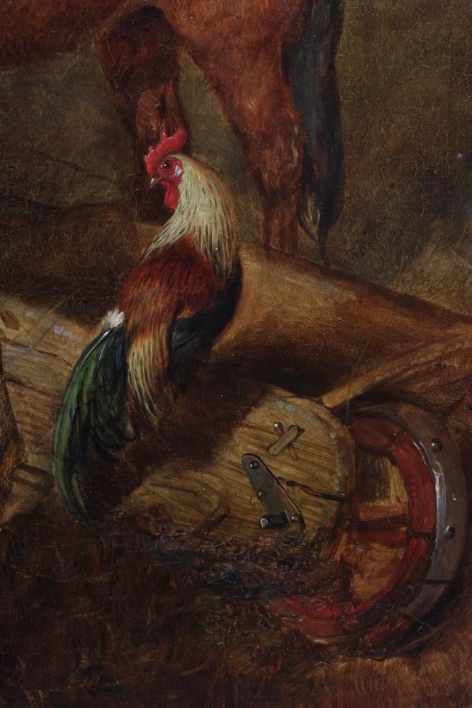 FOLLOWER OF GEORGE MORLAND (1762/63-1804) Stable Interior with Donkey Image