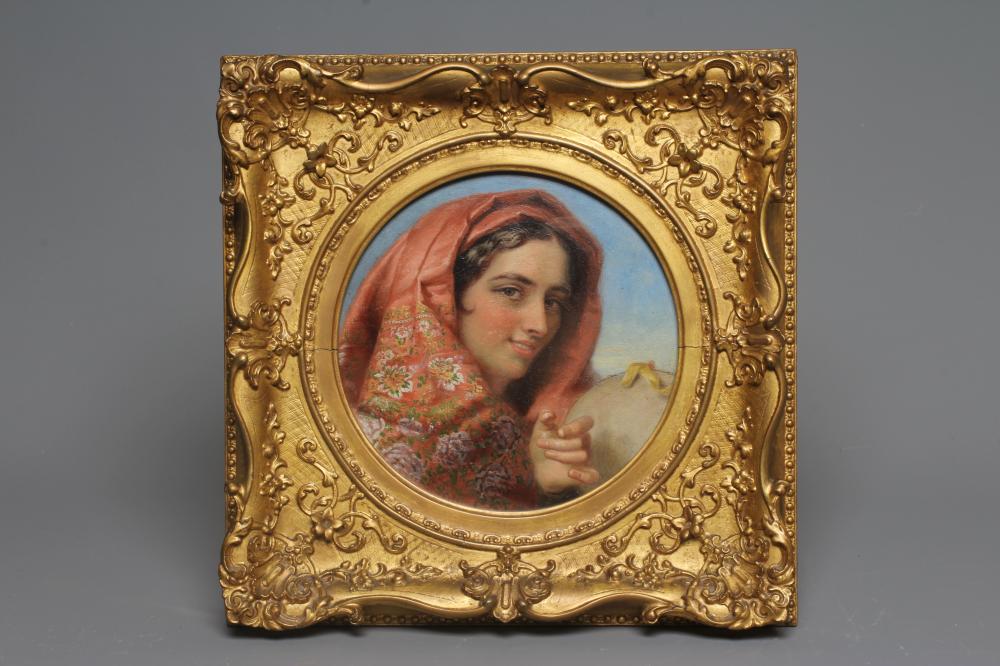 HENRY HARRISON MARTIN (act.1847-1882) 'La Gitana' Image