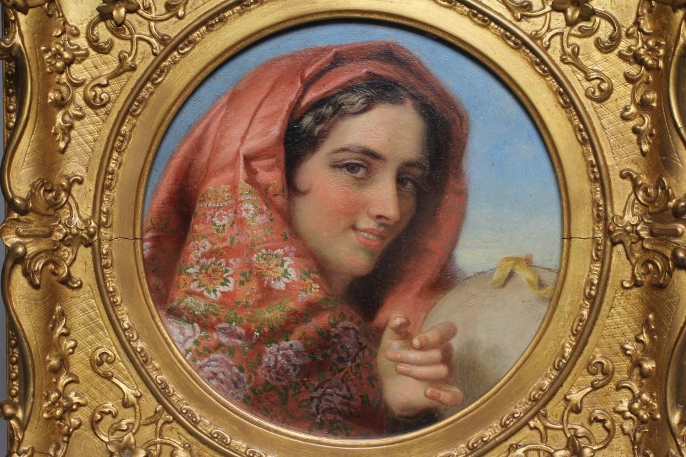 HENRY HARRISON MARTIN (act.1847-1882) 'La Gitana' Image