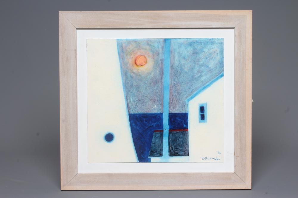 NOEL BETOWSKI (b.1952) Bright Sun 1996, signed lower right and dated '96, oil on board, 10" x 11", Image