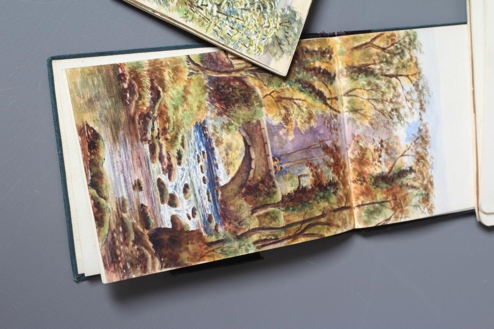 WILLIAM EDWARD PARKER (1922-2017) Three sketch books containing approximately 50 watercolours and Image