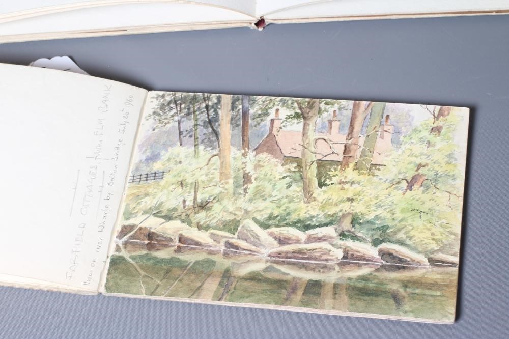 WILLIAM EDWARD PARKER (1922-2017) Three sketch books containing approximately 50 watercolours and Image