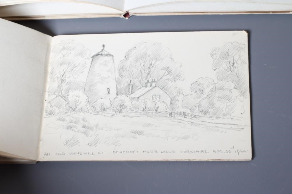 WILLIAM EDWARD PARKER (1922-2017) Three sketch books containing approximately 50 watercolours and Image