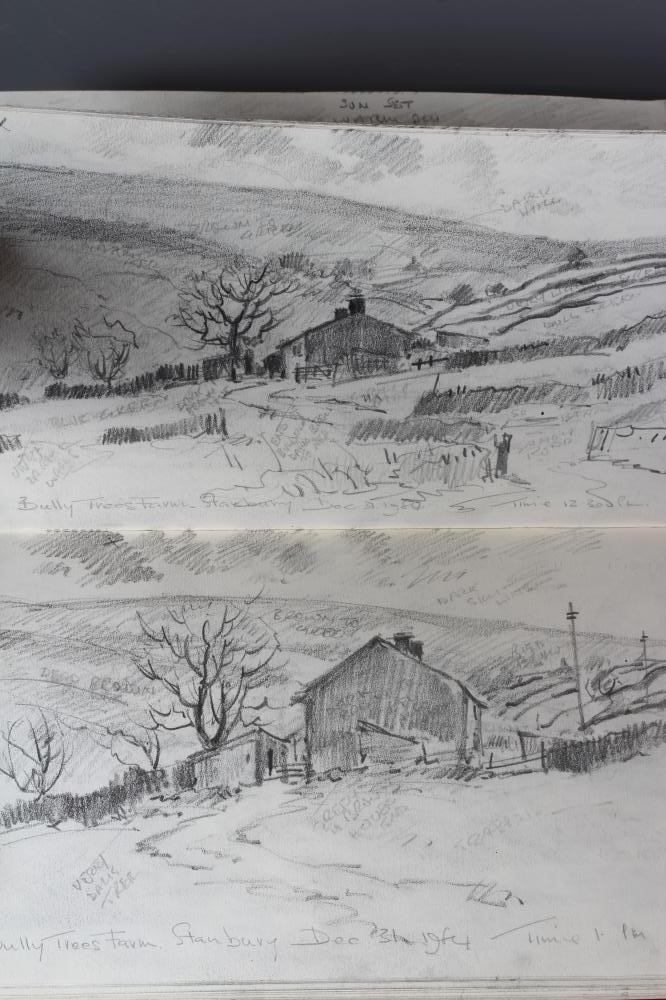 WILLIAM EDWARD PARKER (1922-2017) Two sketchbooks of approximately 300 sketches in pencil and biro Image