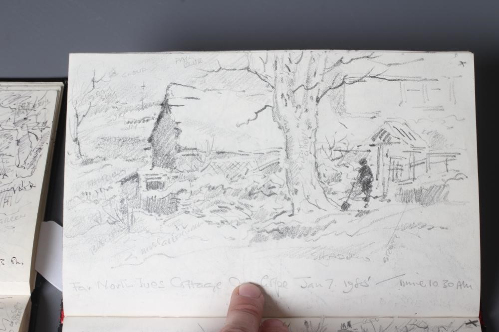 WILLIAM EDWARD PARKER (1922-2017) Two sketchbooks of approximately 300 sketches in pencil and biro Image