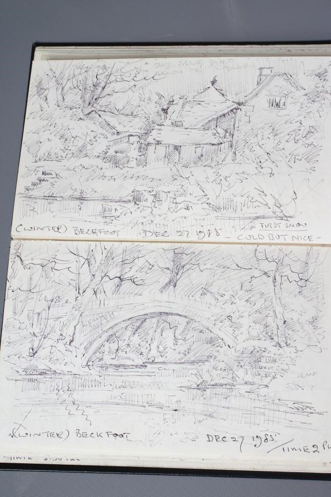 WILLIAM EDWARD PARKER (1922-2017) Two sketchbooks of approximately 300 sketches in pencil and biro Image