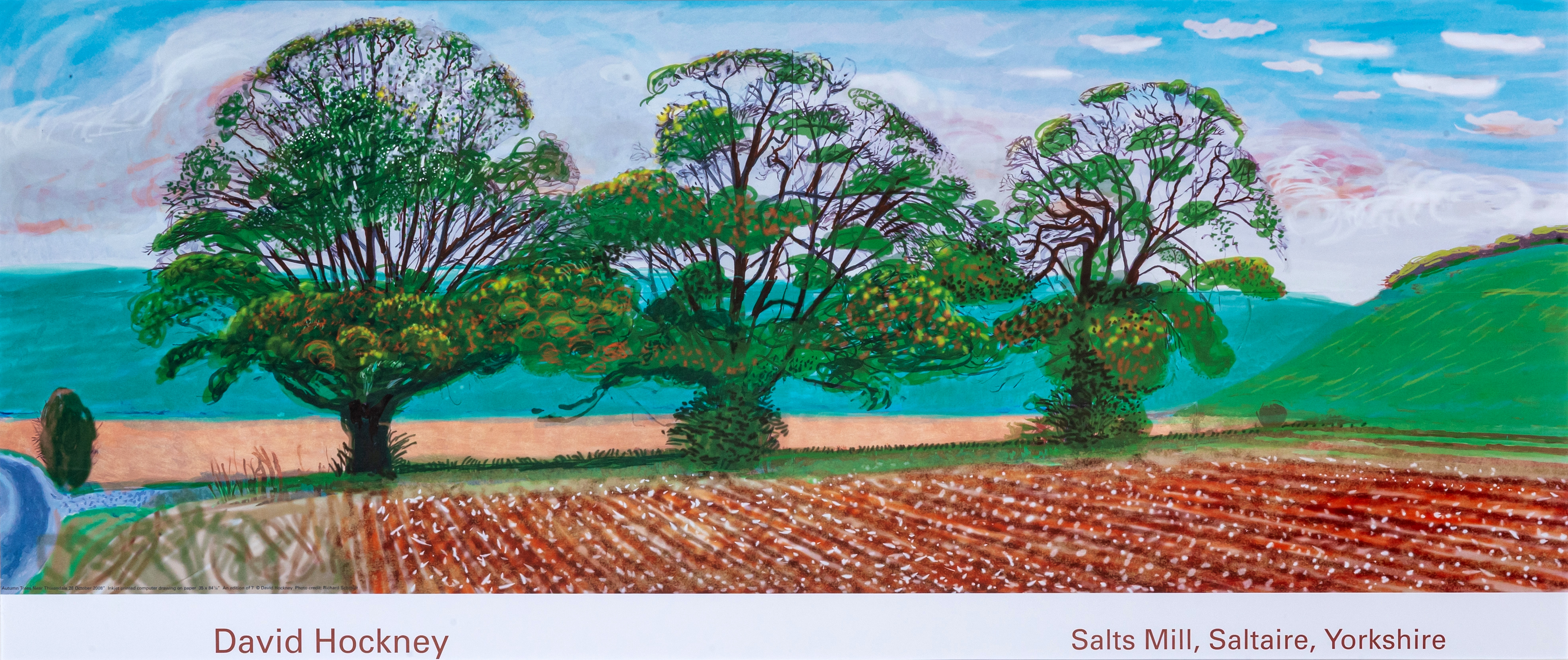 DAVID HOCKNEY (b.1937) Autumn Trees near Thixendale 28th October 2008 Image