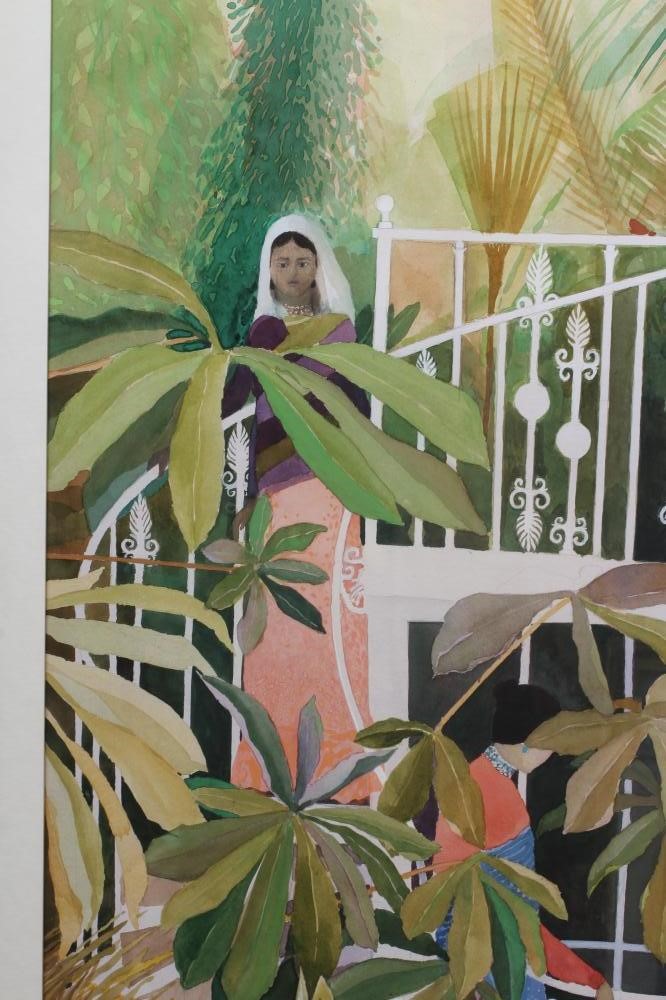 ALAN JOHN GREEN (1921-2020) Kew Gardens, signed lower right and dated '92, watercolour and gouache, Image