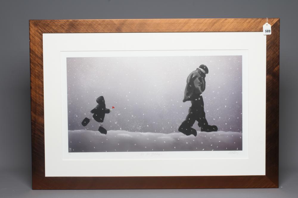 MACKENZIE THORPE (b.1956) In His Footsteps Image