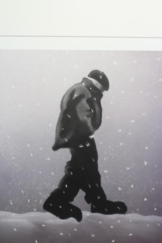 MACKENZIE THORPE (b.1956) In His Footsteps Image