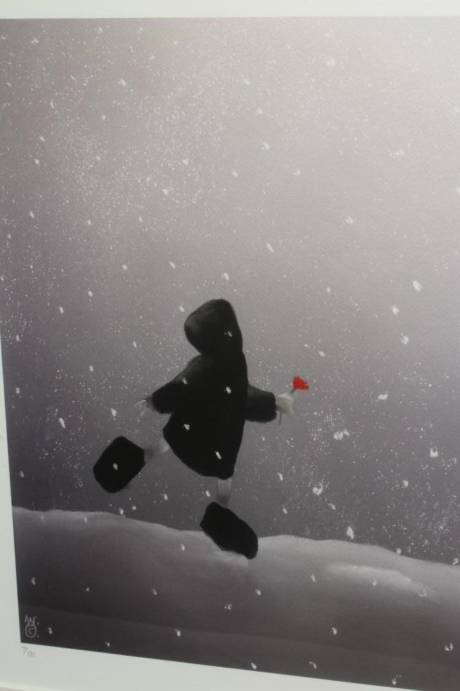 MACKENZIE THORPE (b.1956) In His Footsteps Image