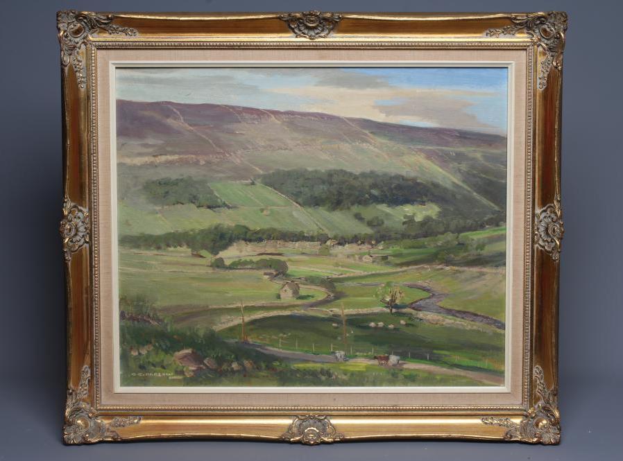 GORDON CLIFFORD BARLOW (1913-2004) Arncliffe from the road over Malham Image