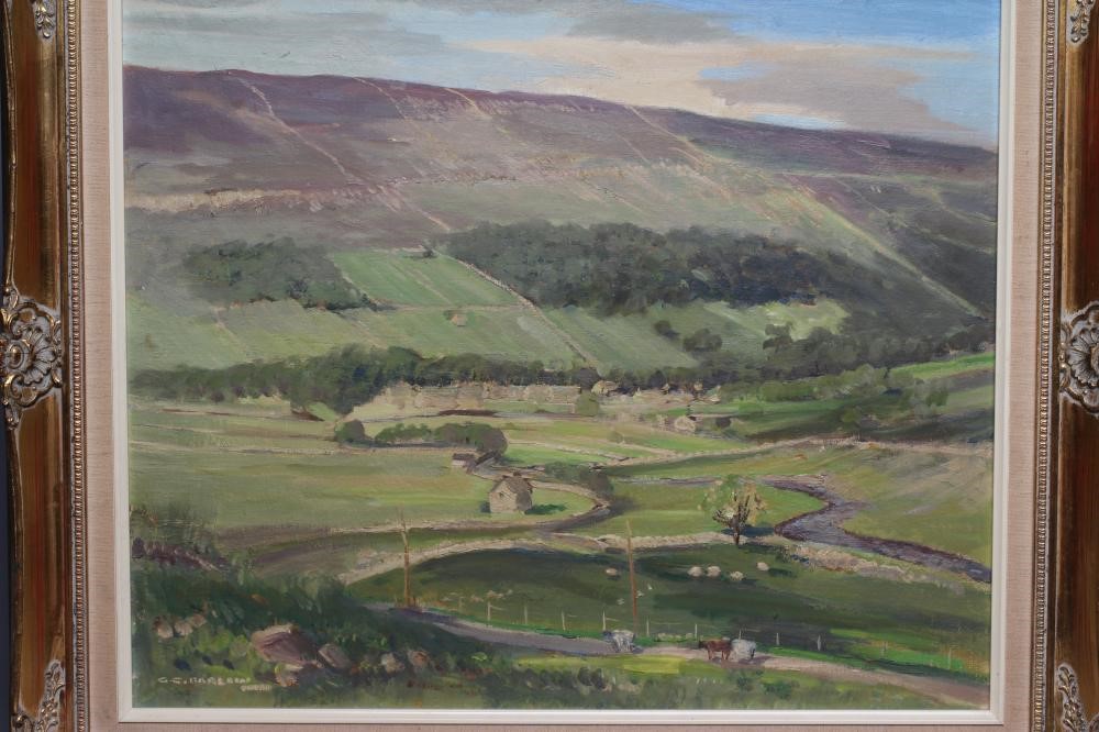 GORDON CLIFFORD BARLOW (1913-2004) Arncliffe from the road over Malham Image