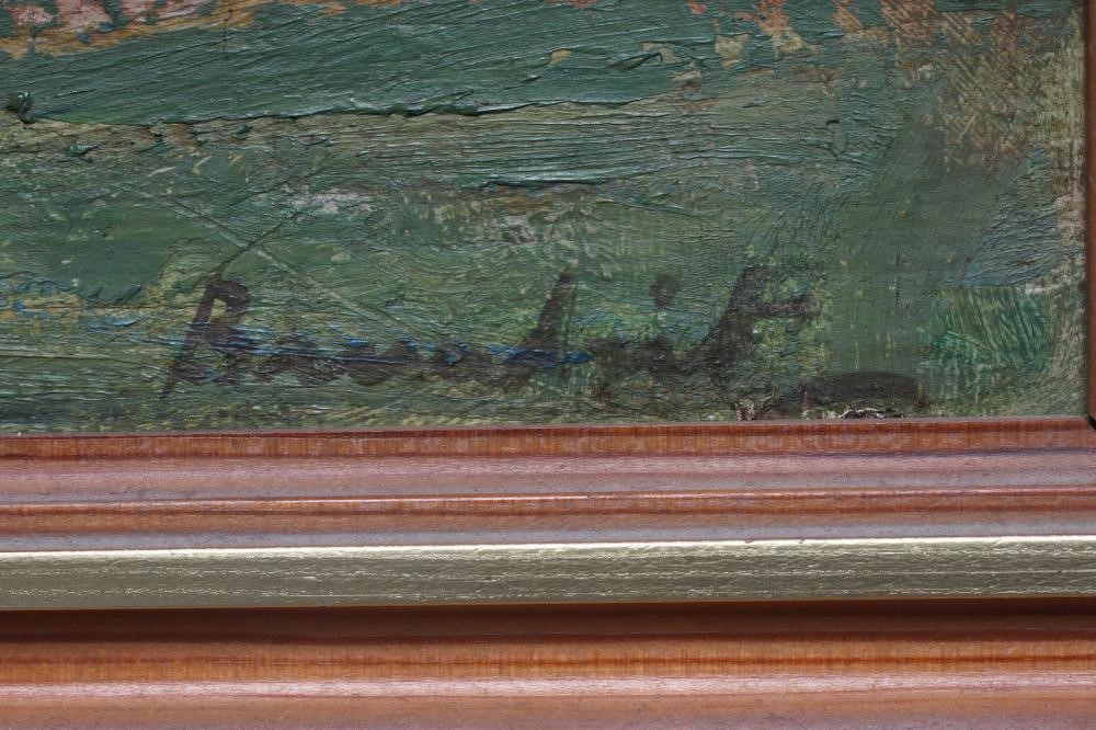 REGINALD GRANGE BRUNDRIT (1883-1960) Grass Woods, Grassington, signed lower right, oil on panel, 9 Image
