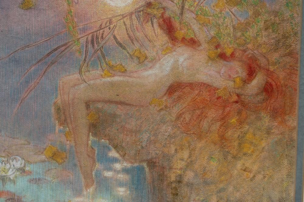 WILLIAM SHACKLETON (1872-1933) Reclining Nude, signed lower right and dated '30, mixed media, 10 Image