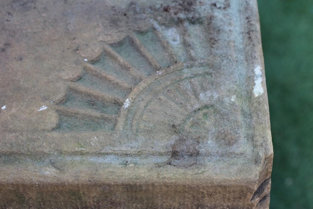 A SANDSTONE BENCH Image