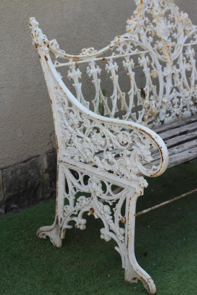 A COALBROOKDALE DESIGN CAST IRON BENCH Image