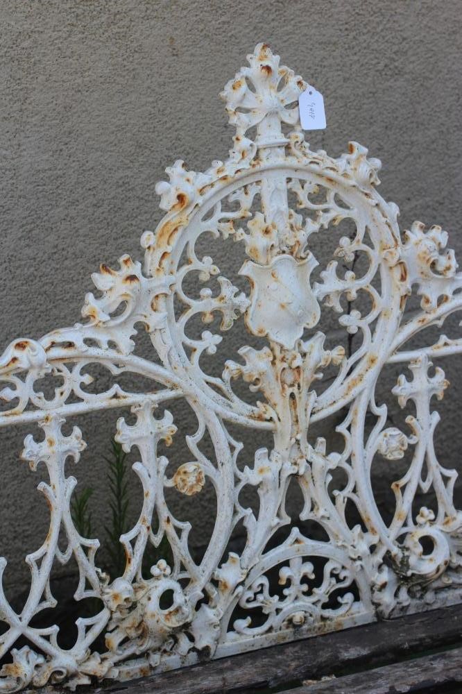 A COALBROOKDALE DESIGN CAST IRON BENCH Image