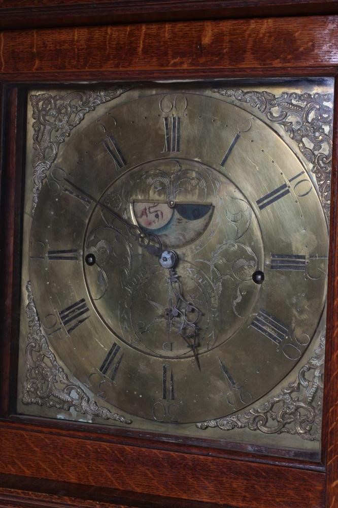 AN OAK LONGCASE SIGNED JOHN HEATON Image