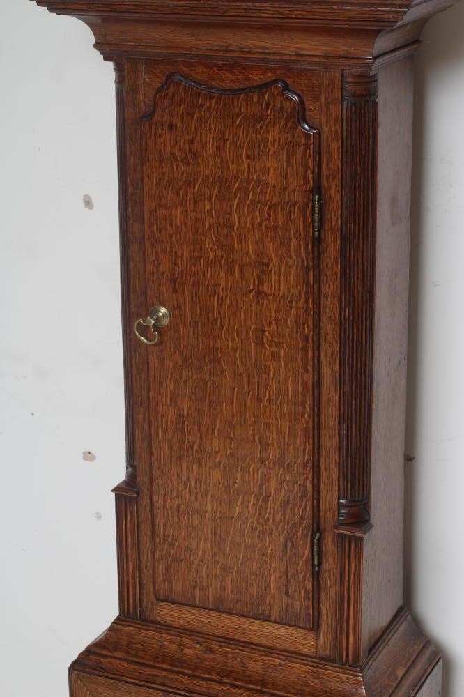 AN OAK LONGCASE SIGNED JOHN HEATON Image