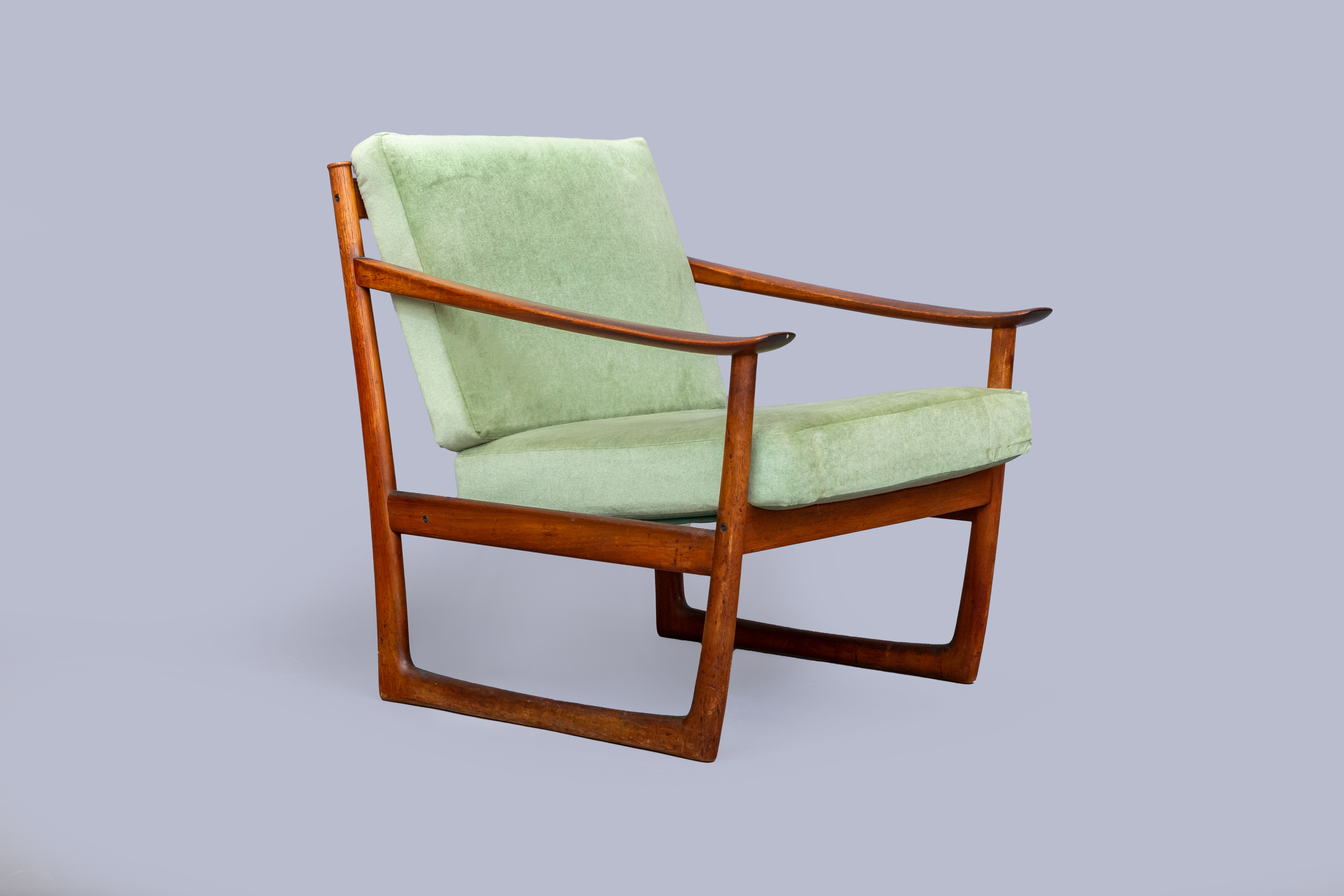 PETER HVIDT FOR FRANCE & SON - A TEAK MODEL FD-130 ARMCHAIR Image