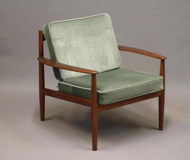 GRETE JALK FOR FRANCE & SON - A TEAK ARMCHAIR Image