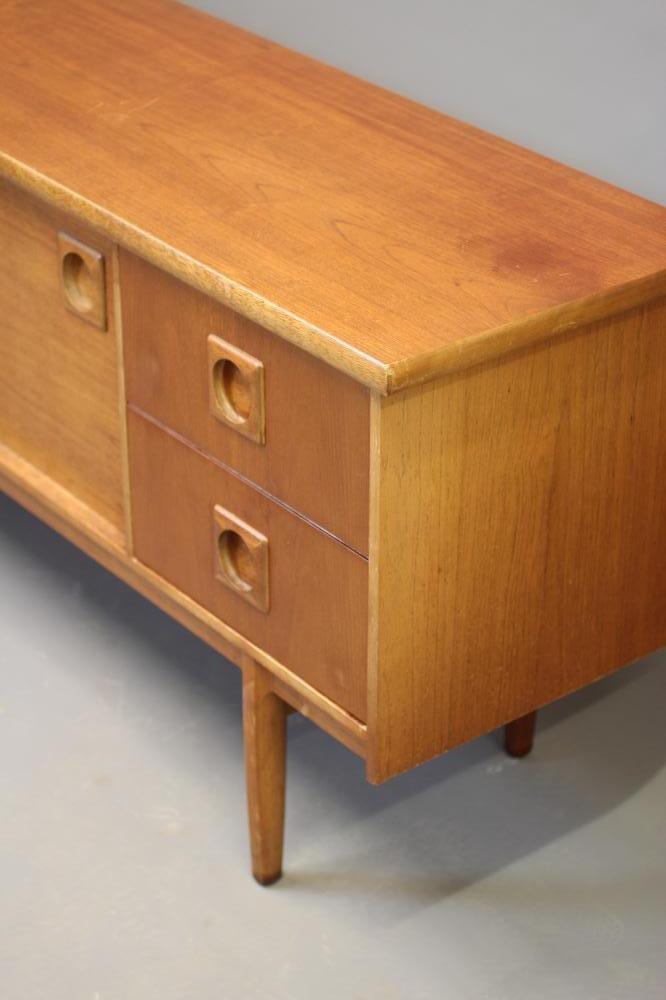 A BATH CABINET MAKERS TEAK LONG SIDEBOARD Image
