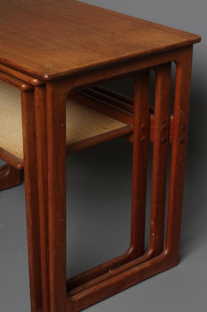 JOHANNES ANDERSEN FOR CFC SILKEBORG - A TEAK NEST OF THREE TABLES Image