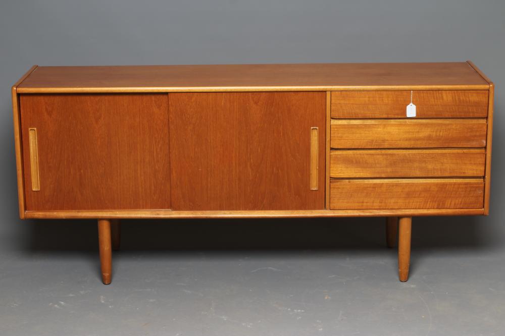 A JENTIQUE TEAK SIDEBOARD Image
