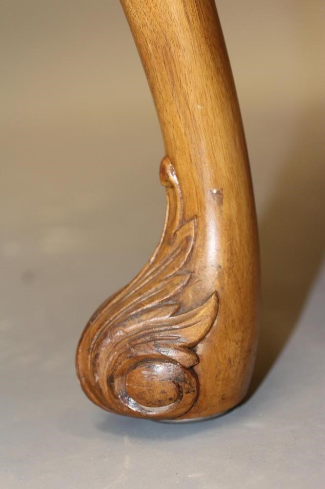 A MAHOGANY FRAMED DUET STOOL Image
