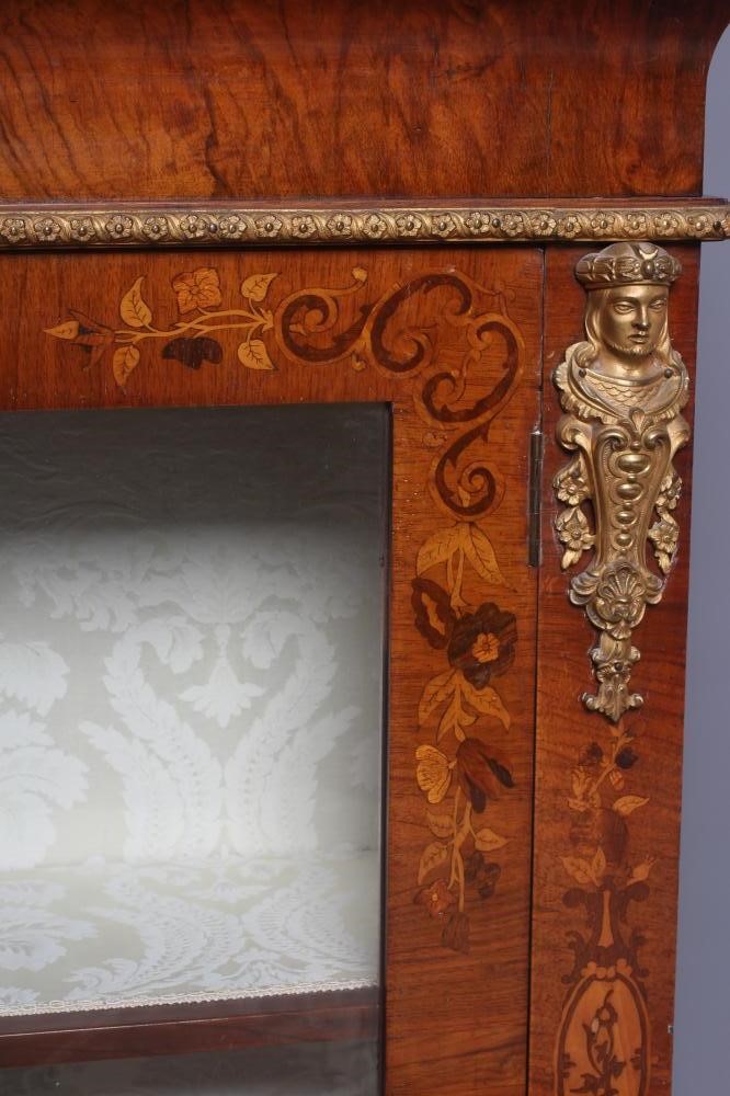 A VICTORIAN WALNUT PIER CABINET Image
