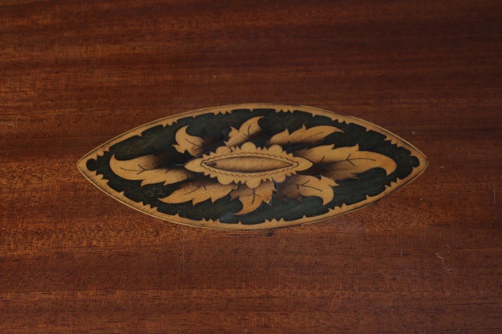 A GEORGIAN MAHOGANY FOLDING TEA TABLE Image