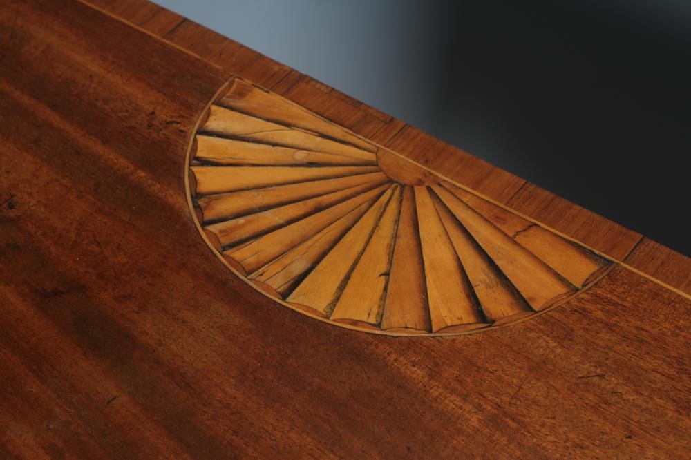 A GEORGIAN MAHOGANY FOLDING CARD TABLE Image