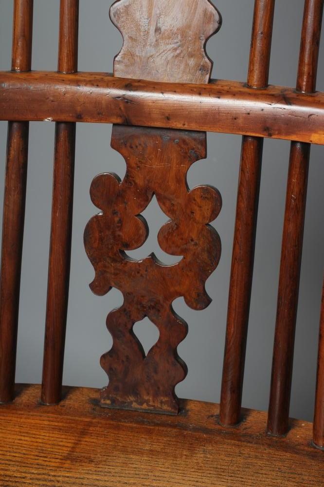 A YEW WOOD WINDSOR ARMCHAIR Image