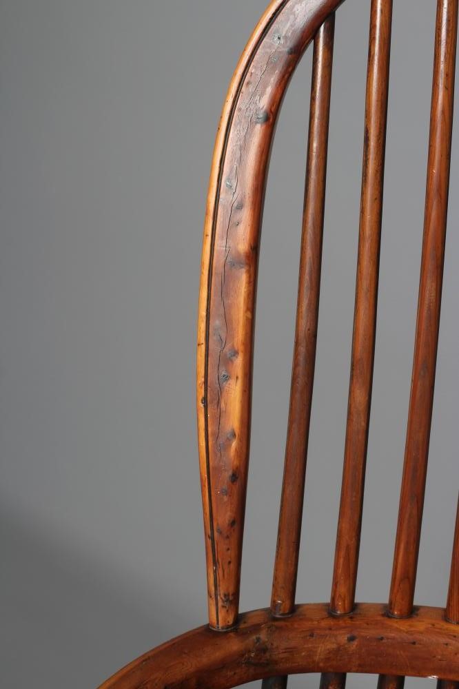 A YEW WOOD WINDSOR ARMCHAIR Image