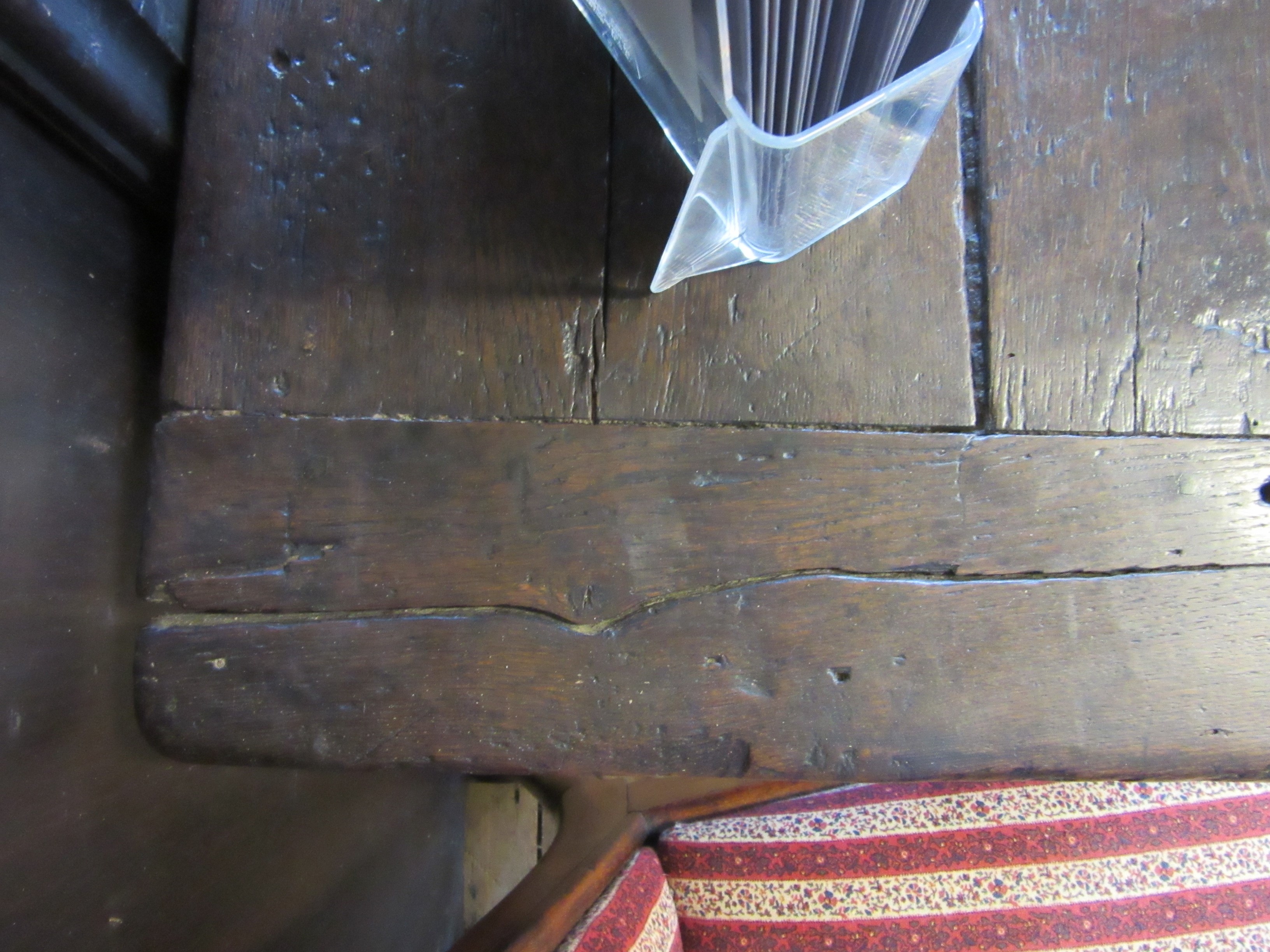 A JOINED OAK REFECTORY TABLE Image