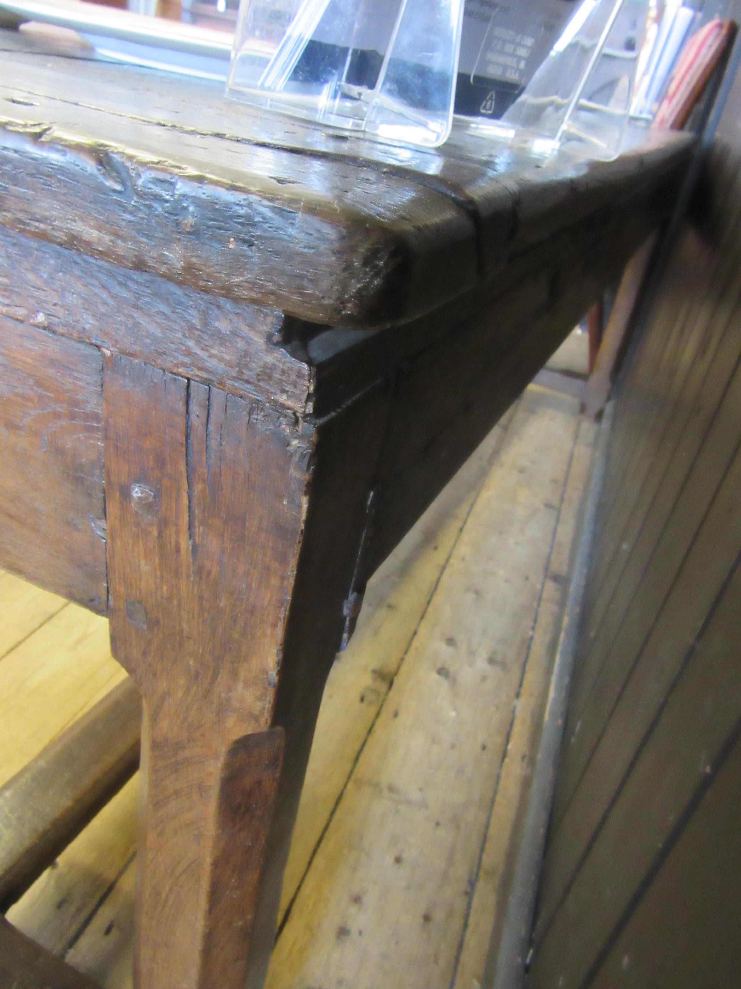 A JOINED OAK REFECTORY TABLE Image