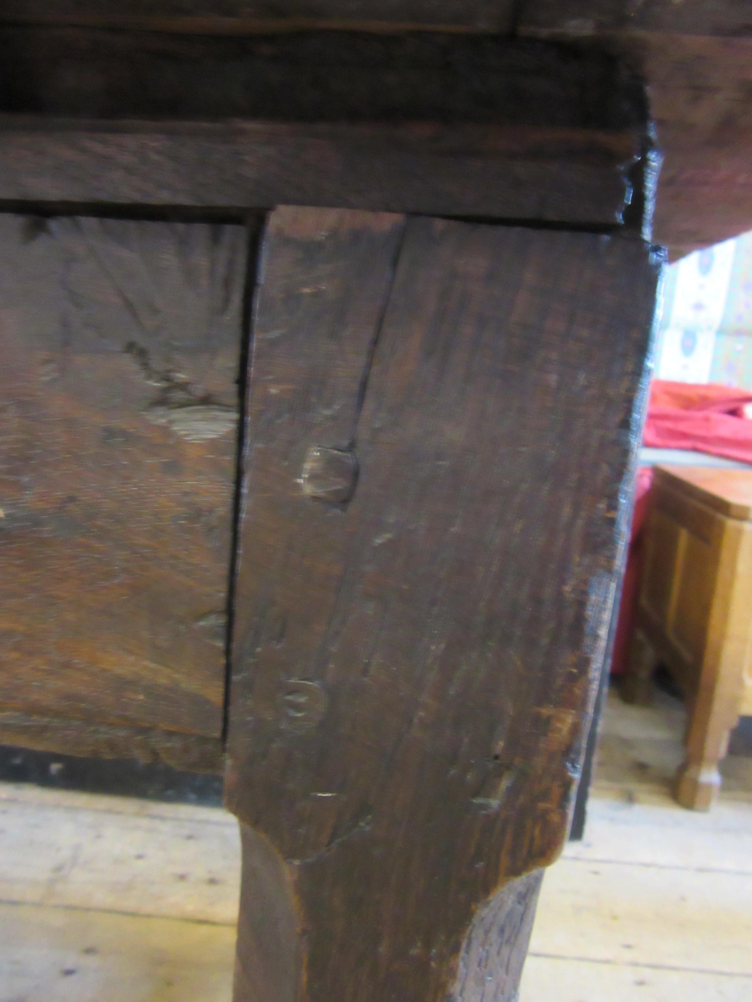 A JOINED OAK REFECTORY TABLE Image