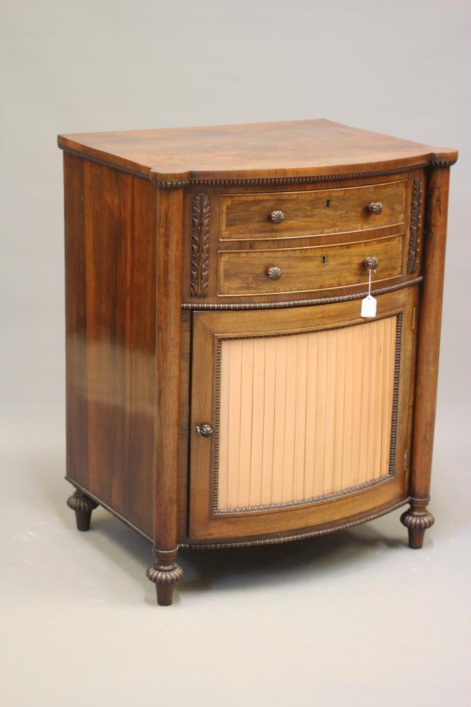 A REGENCY ROSEWOOD PIER CABINET Image