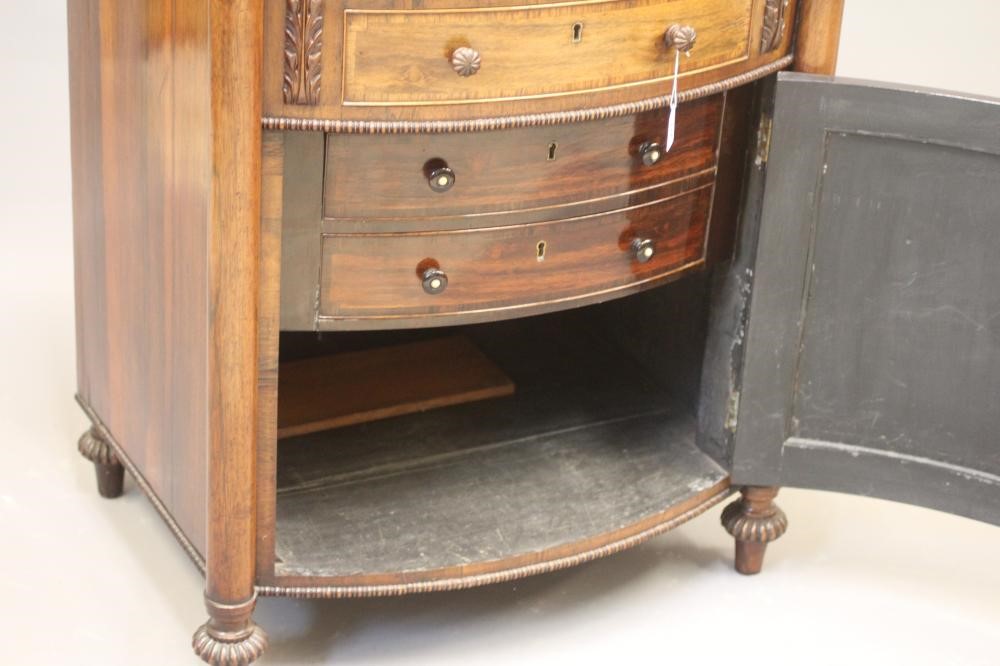 A REGENCY ROSEWOOD PIER CABINET Image