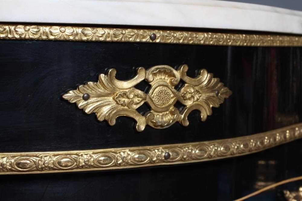 A VICTORIAN DESIGN EBONISED PIER CABINET Image