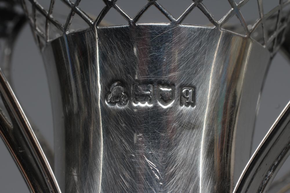 A GEORGE V ART NOUVEAU SILVER VASE by Ackroyd Rhodes Image