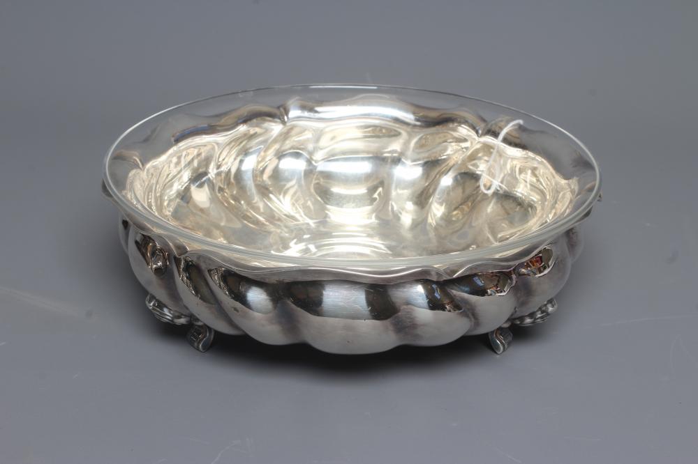 A GERMAN SILVER SHALLOW BOWL by Wilhelm T Binder Image