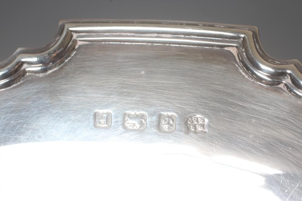 A GEORGE VI SILVER LOW PEDESTAL BOWL by Barker Bros., Birmingham 1939, of circular form with Image