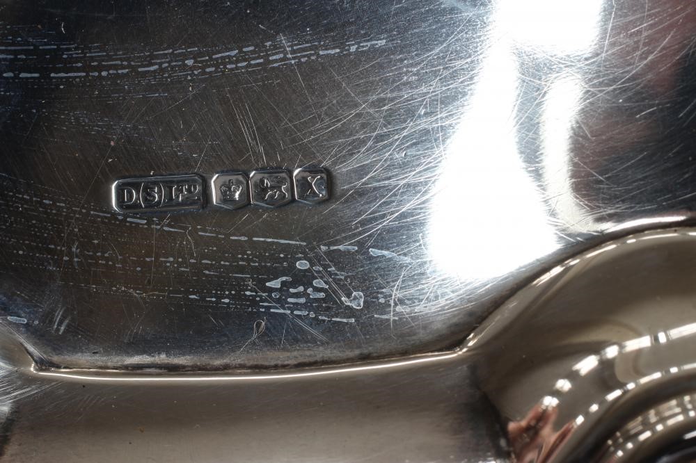 A GEORGE VI SILVER SALVER by Deakin (Silversmiths) Ltd. Image