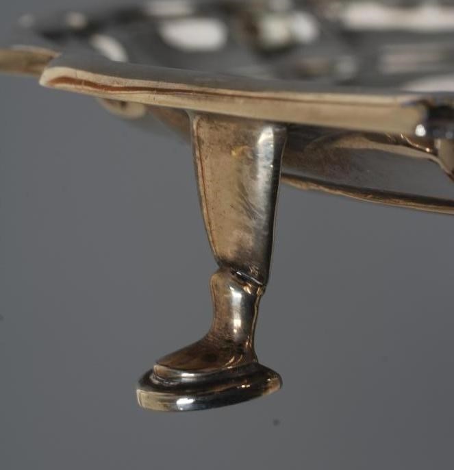 A GEORGE VI SILVER SALVER by Deakin (Silversmiths) Ltd. Image